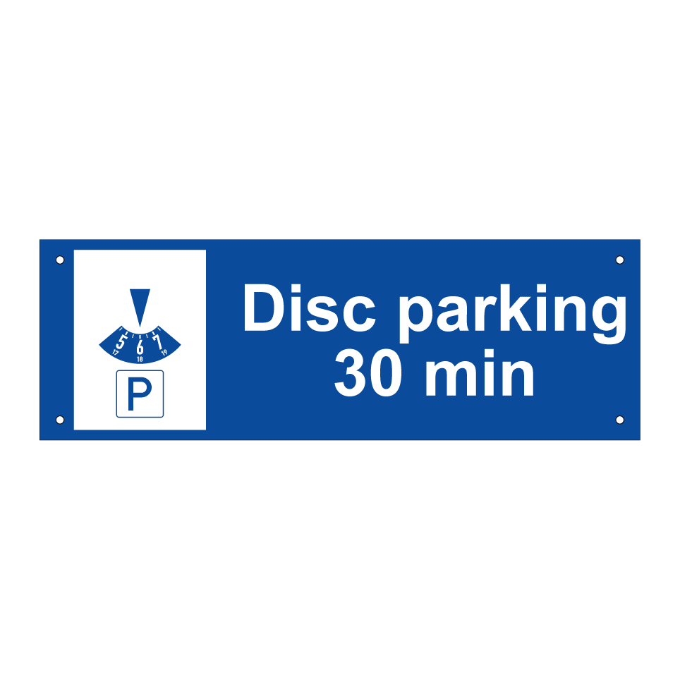 Disc parking 30 min