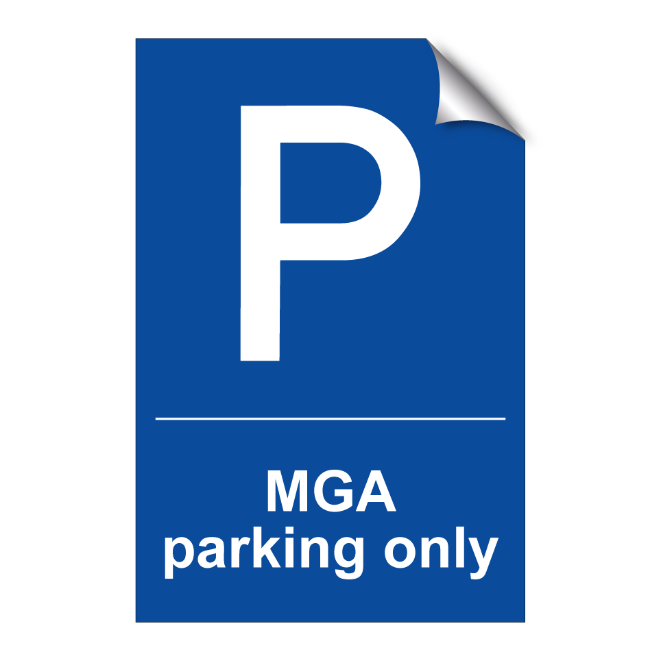 MGA parking only