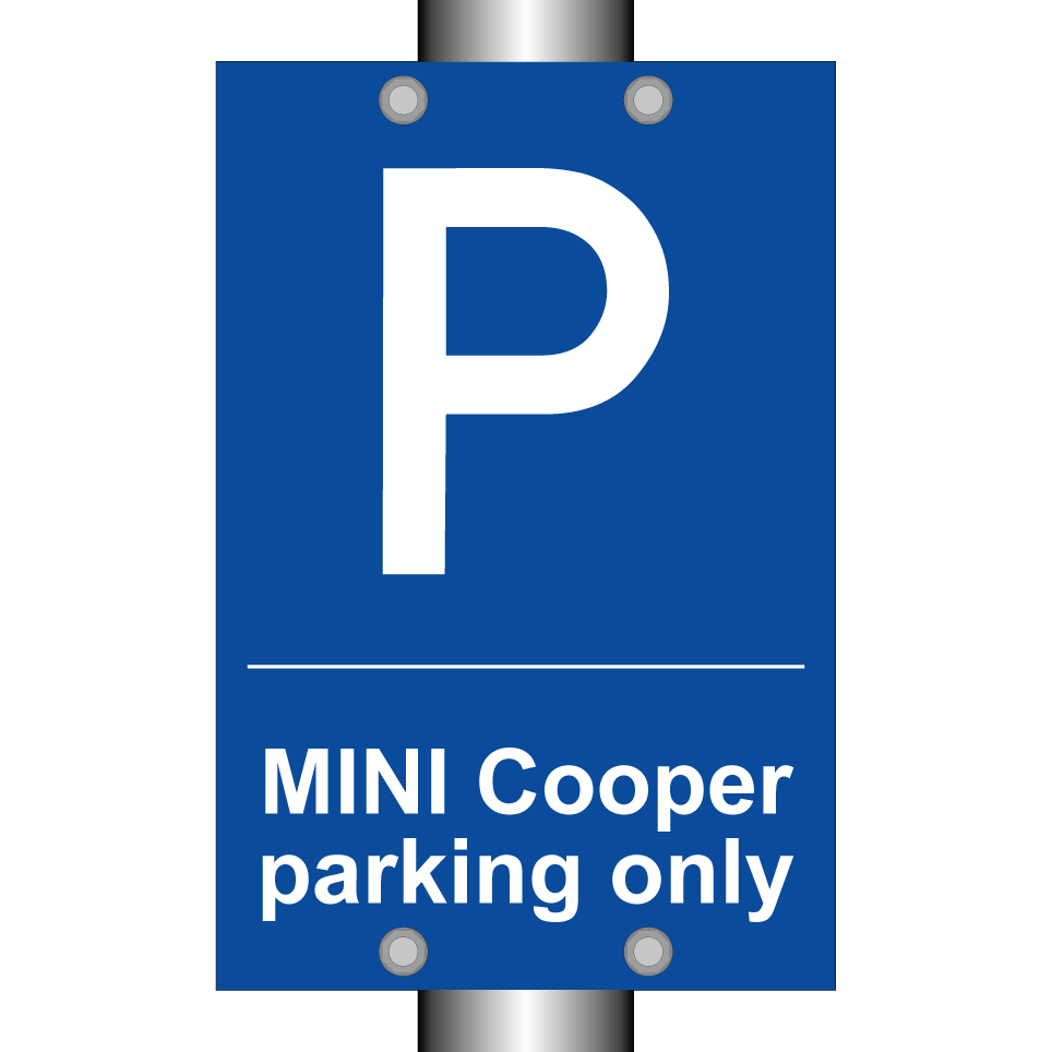 MINI Cooper parking only