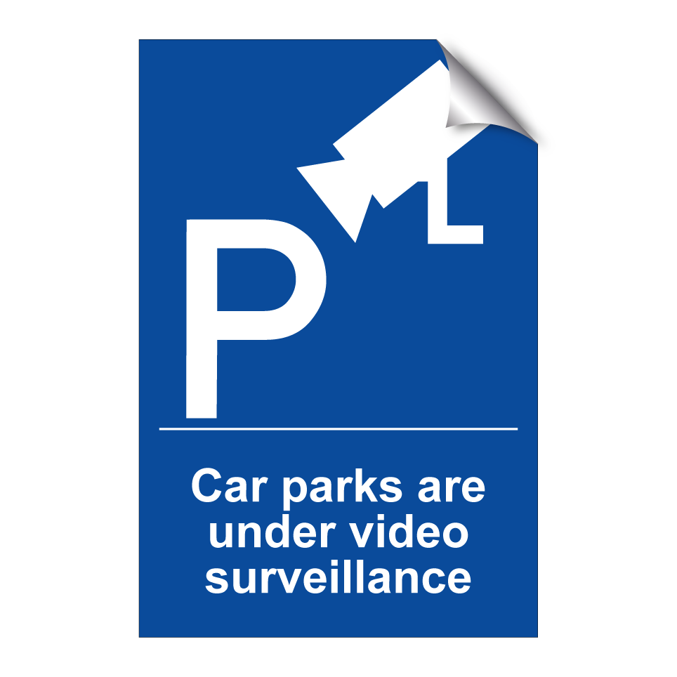 Car parks are under video surveillance