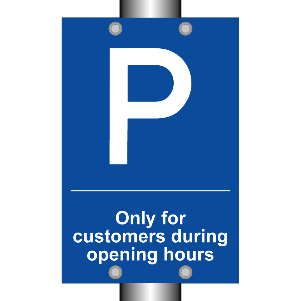 Only for customers during opening hours