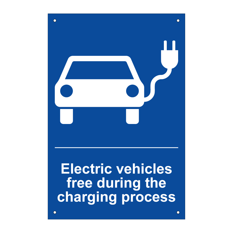 Electric vehicles free during the charging process