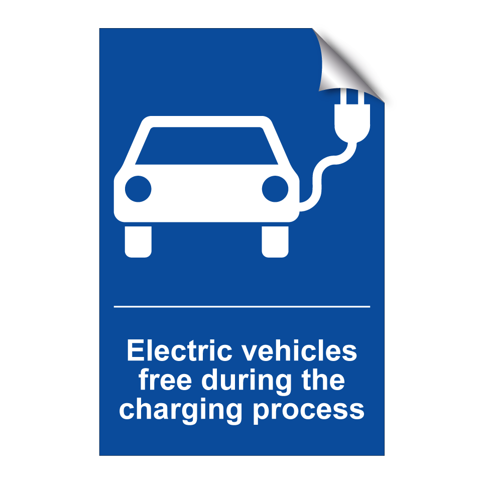 Electric vehicles free during the charging process