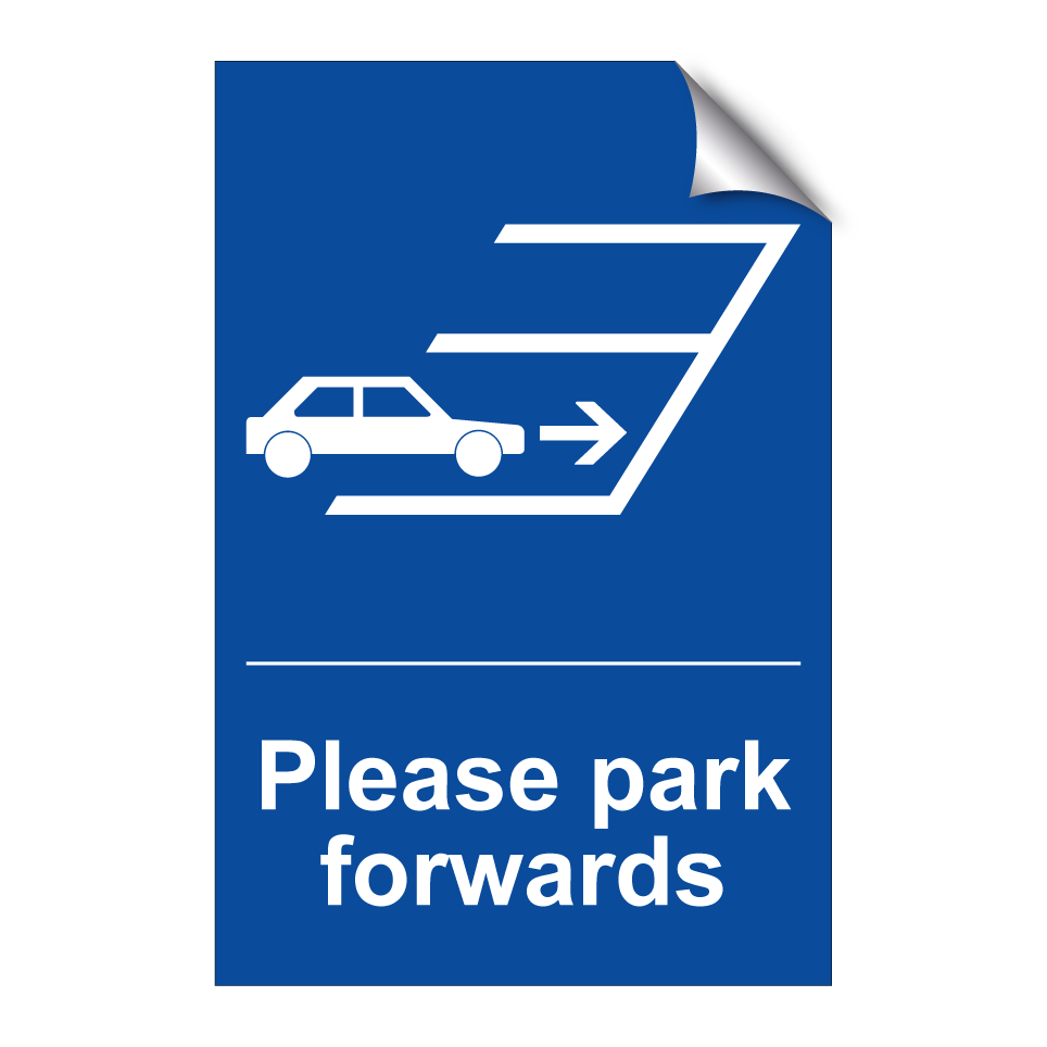 Please park forwards