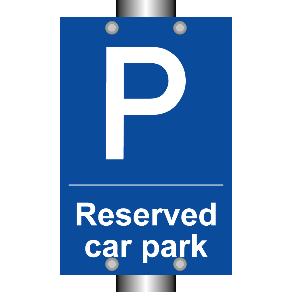 Reserved car park