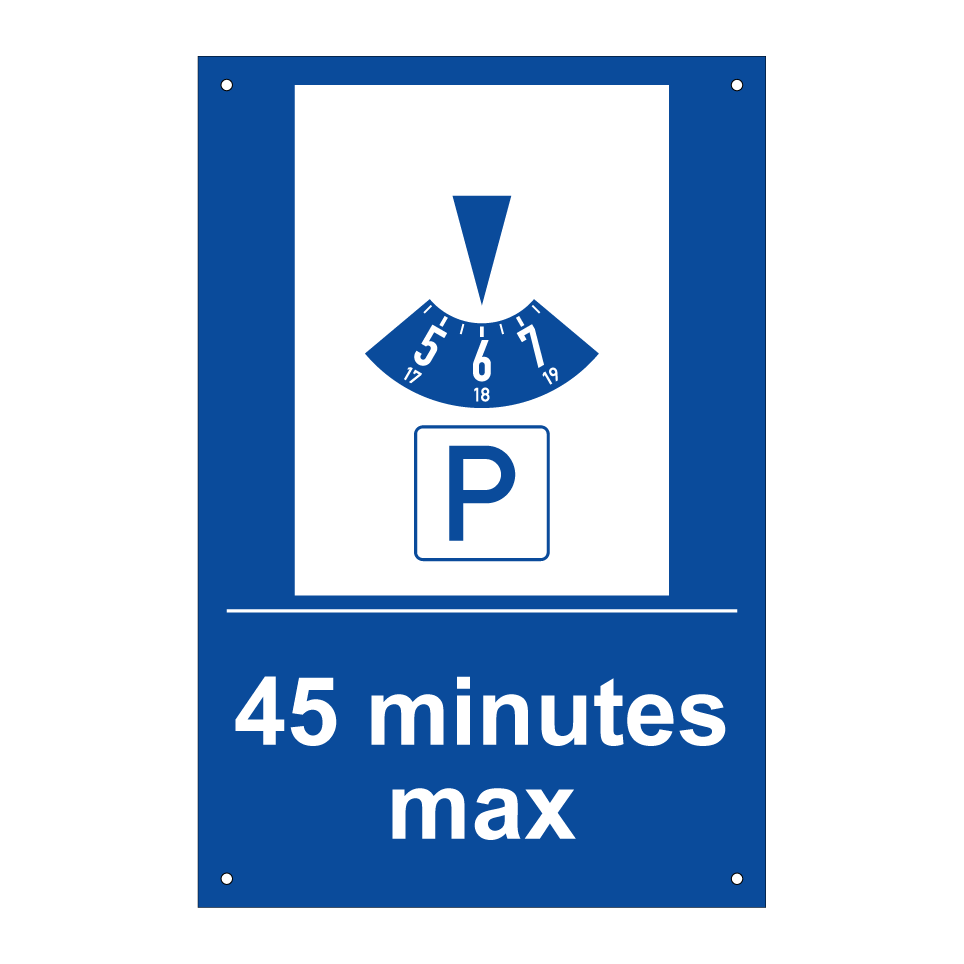 45 minutes max