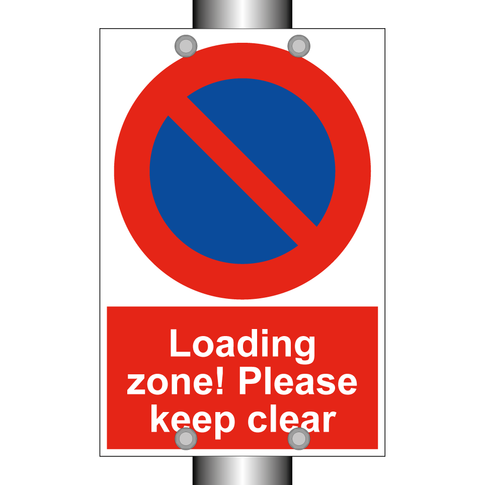 Loading zone! Please keep clear