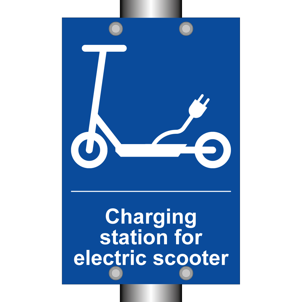 Charging station for electric scooter