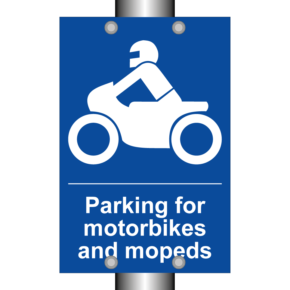 Parking for motorbikes and mopeds