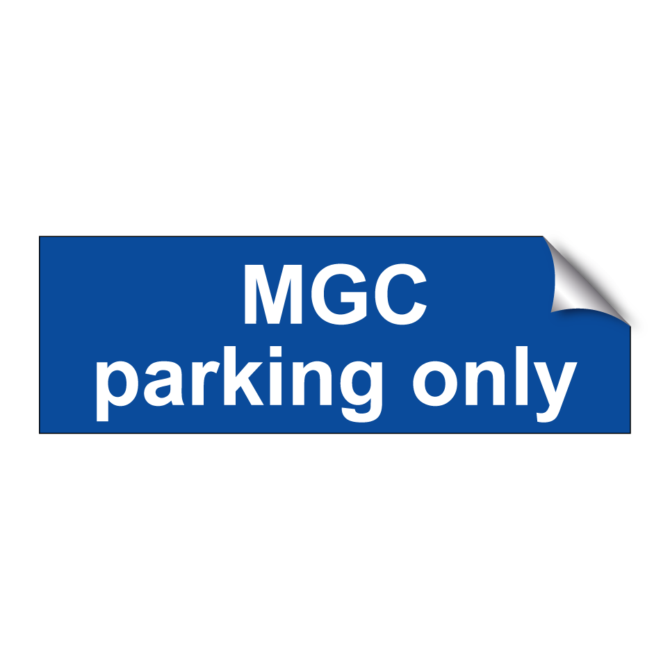 MGC parking only