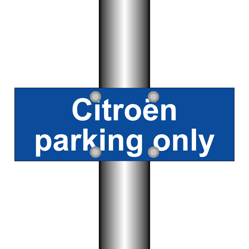 Citroën parking only