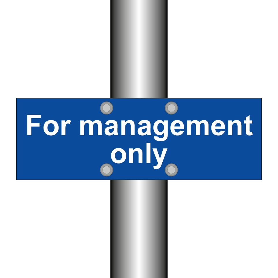 For management only