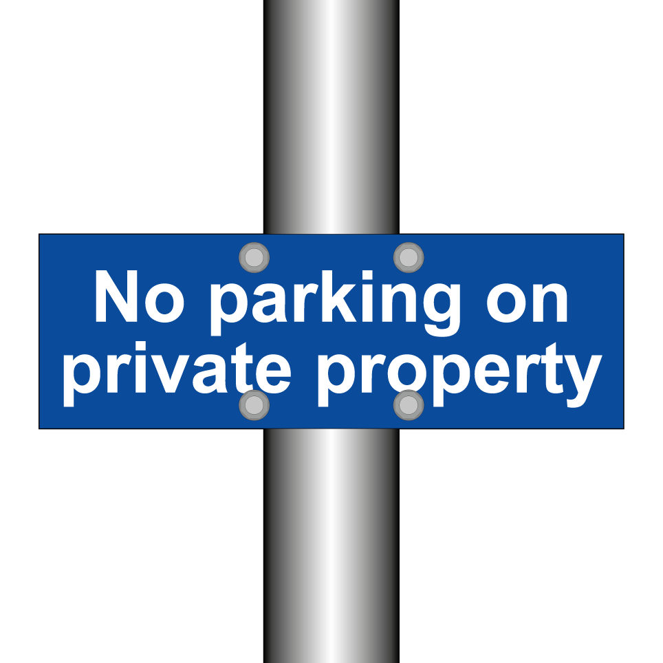 No parking on private property