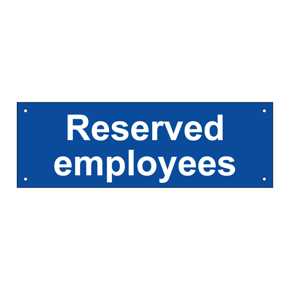 Reserved employees