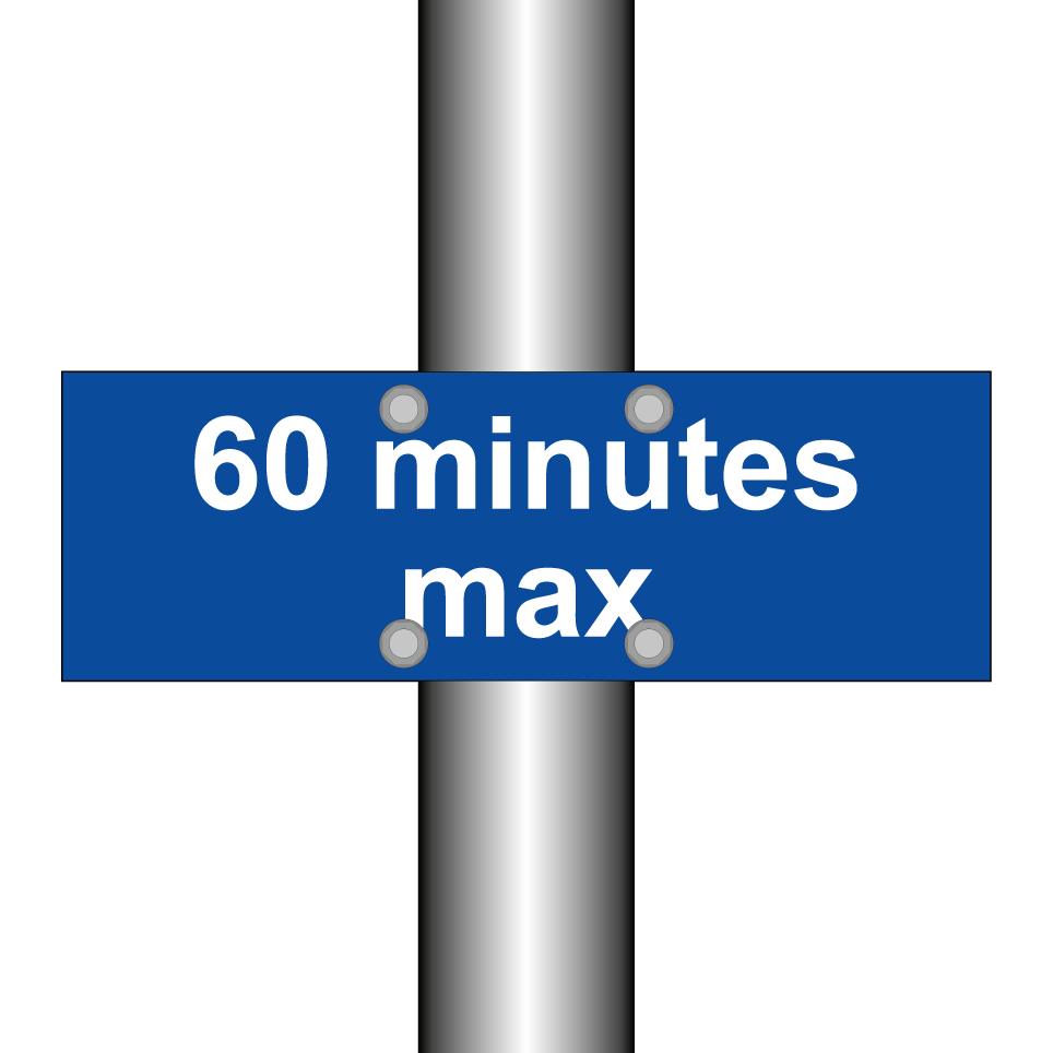 60 minutes max
