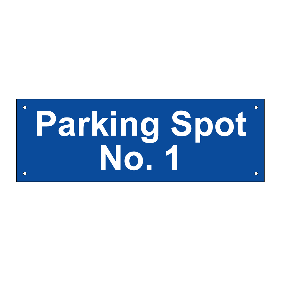 Parking Spot No. 1