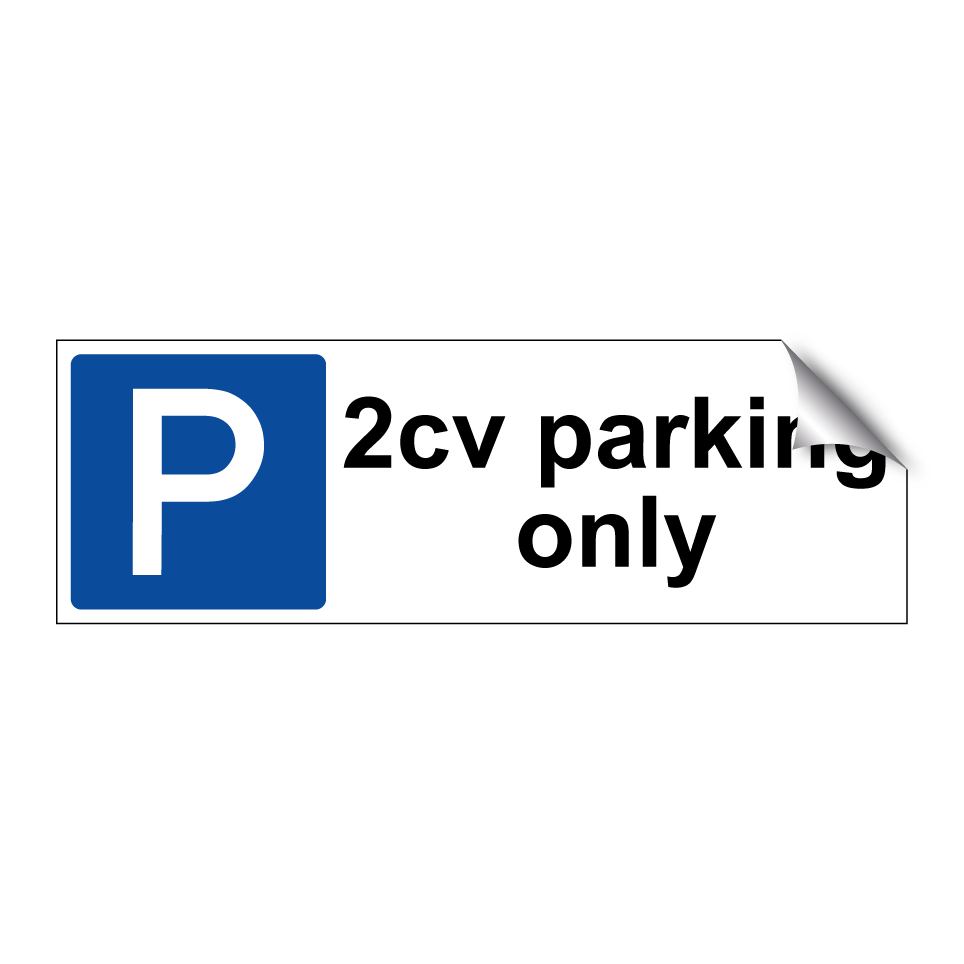 2cv parking only