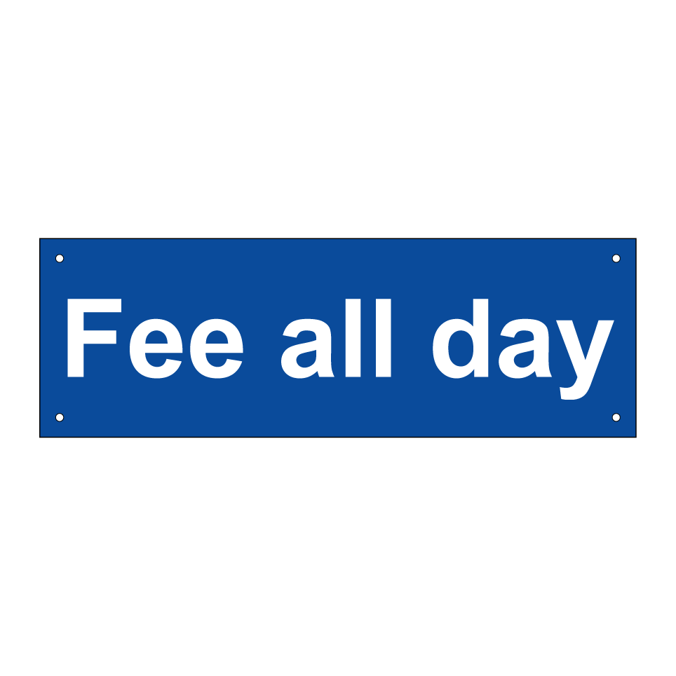 Fee all day