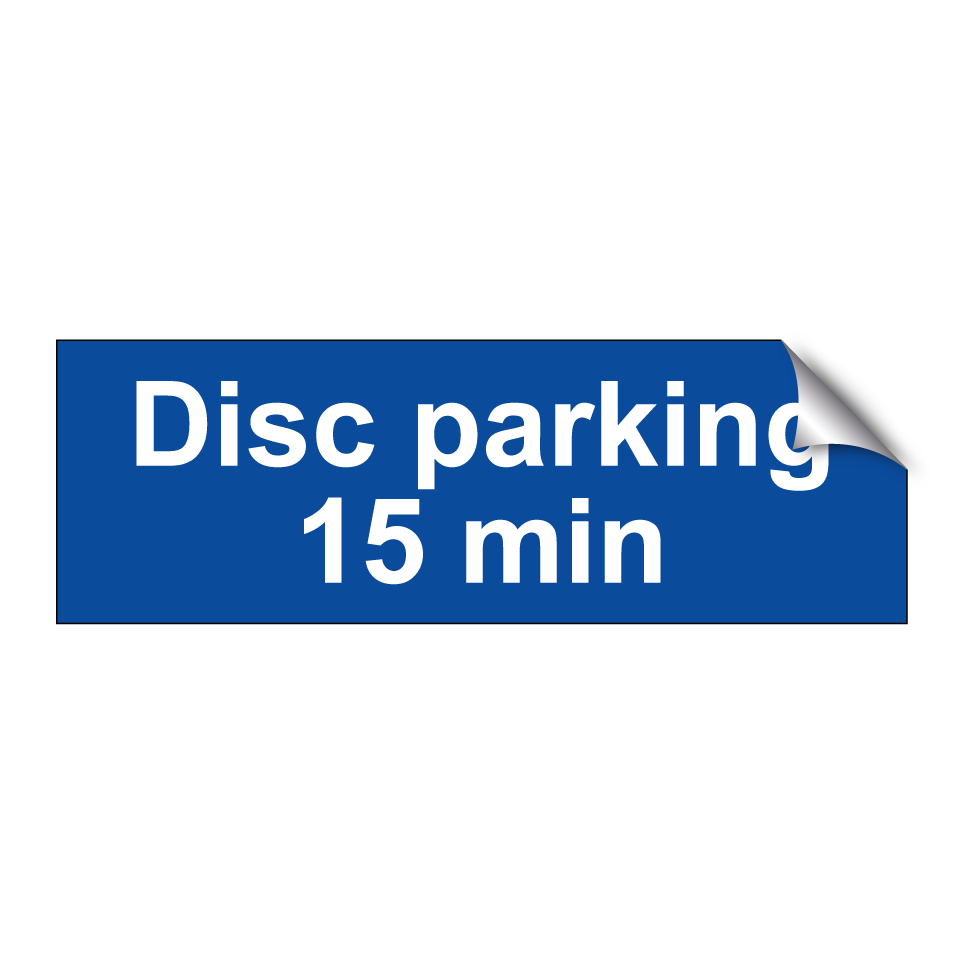 Disc parking 15 min
