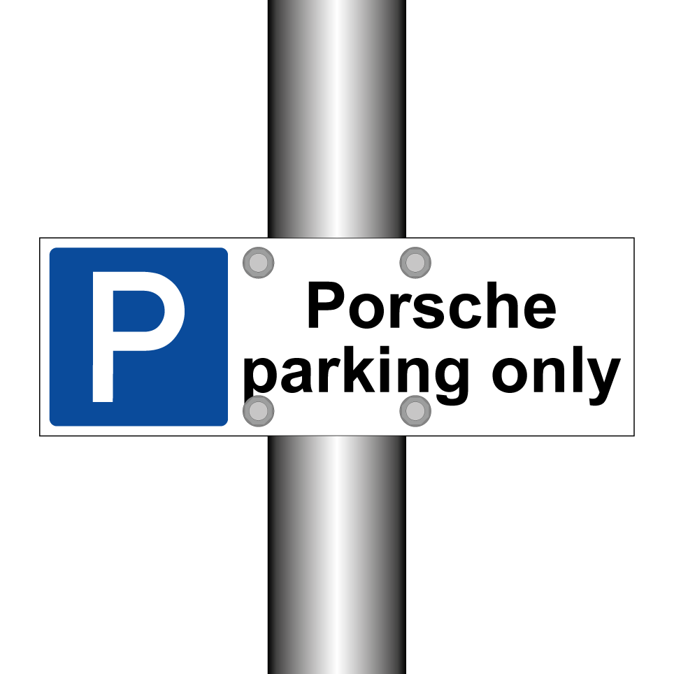 Porsche parking only