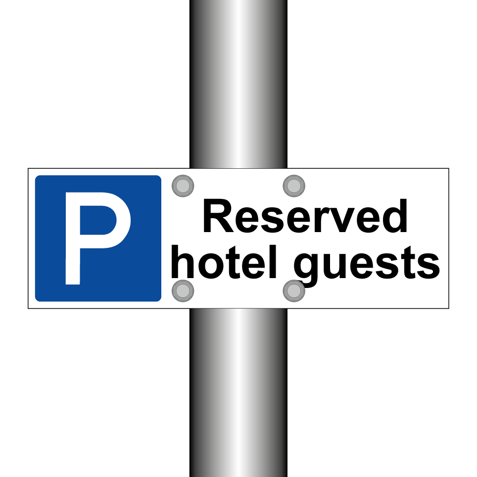 Reserved hotel guests