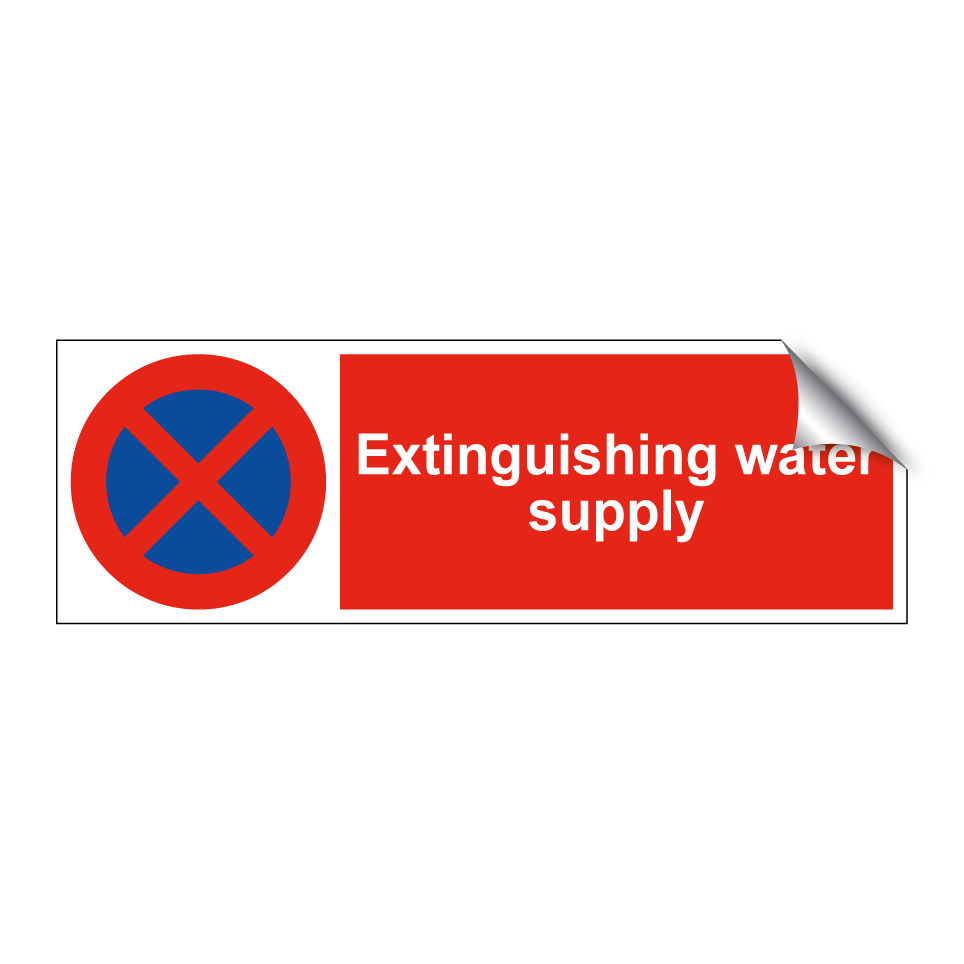 Extinguishing water supply