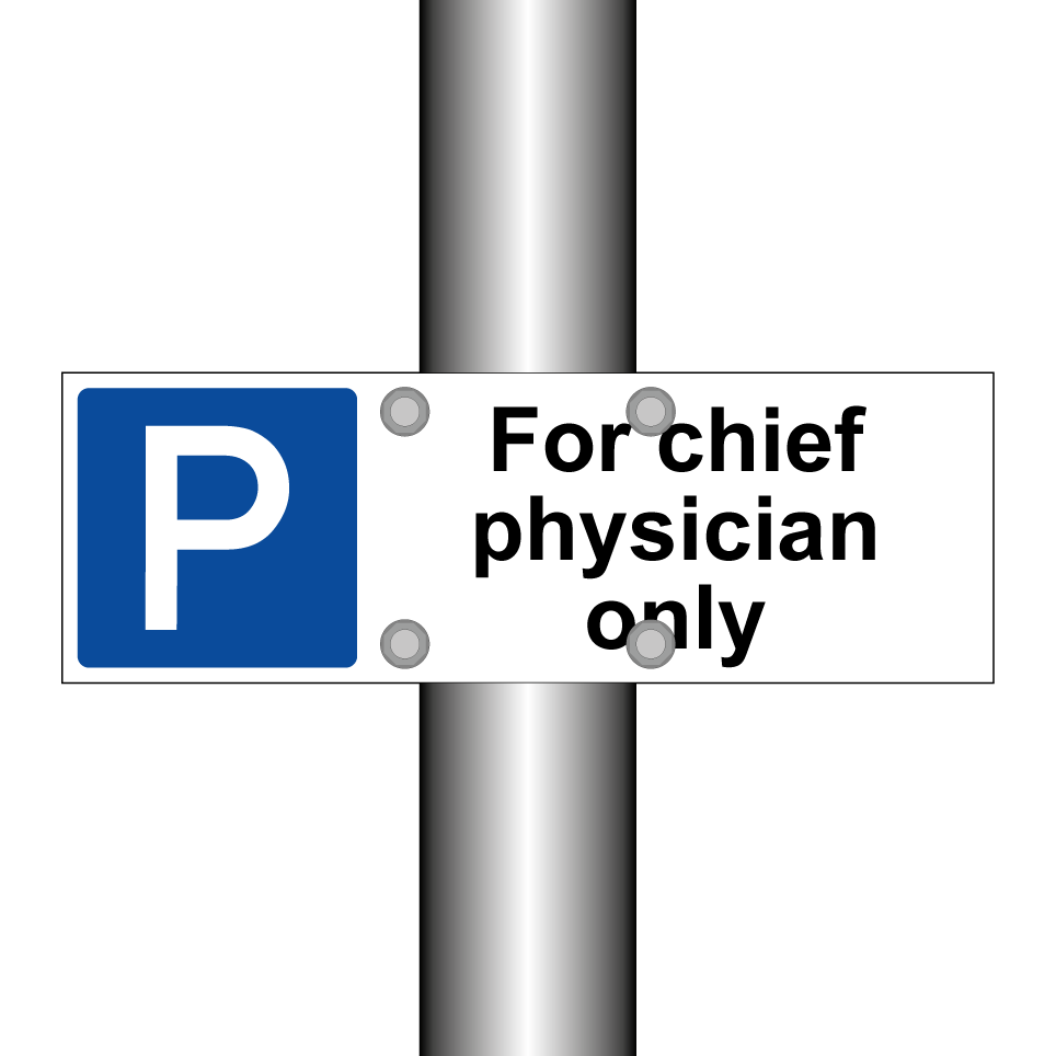 For chief physician only