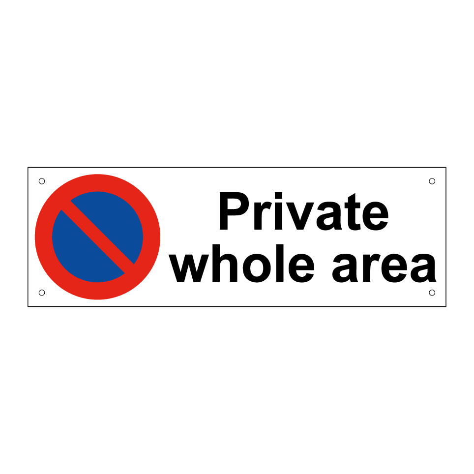 Private whole area