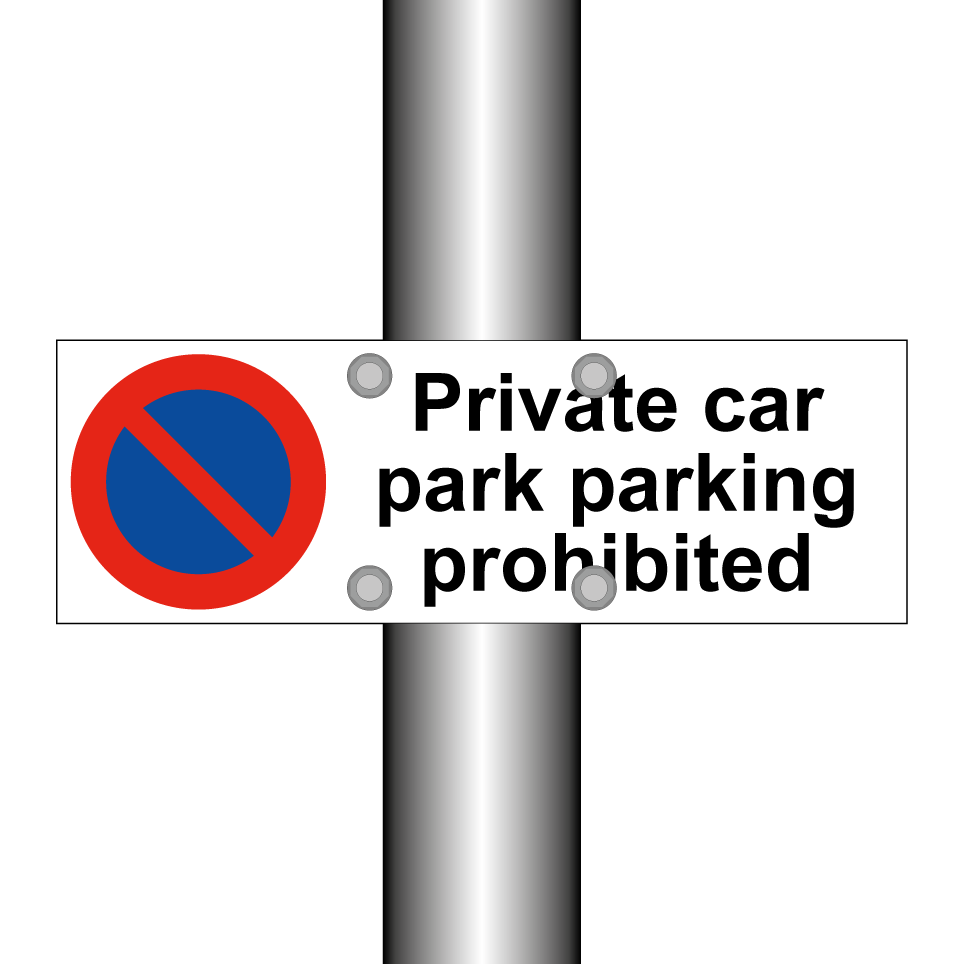 Private car park parking prohibited
