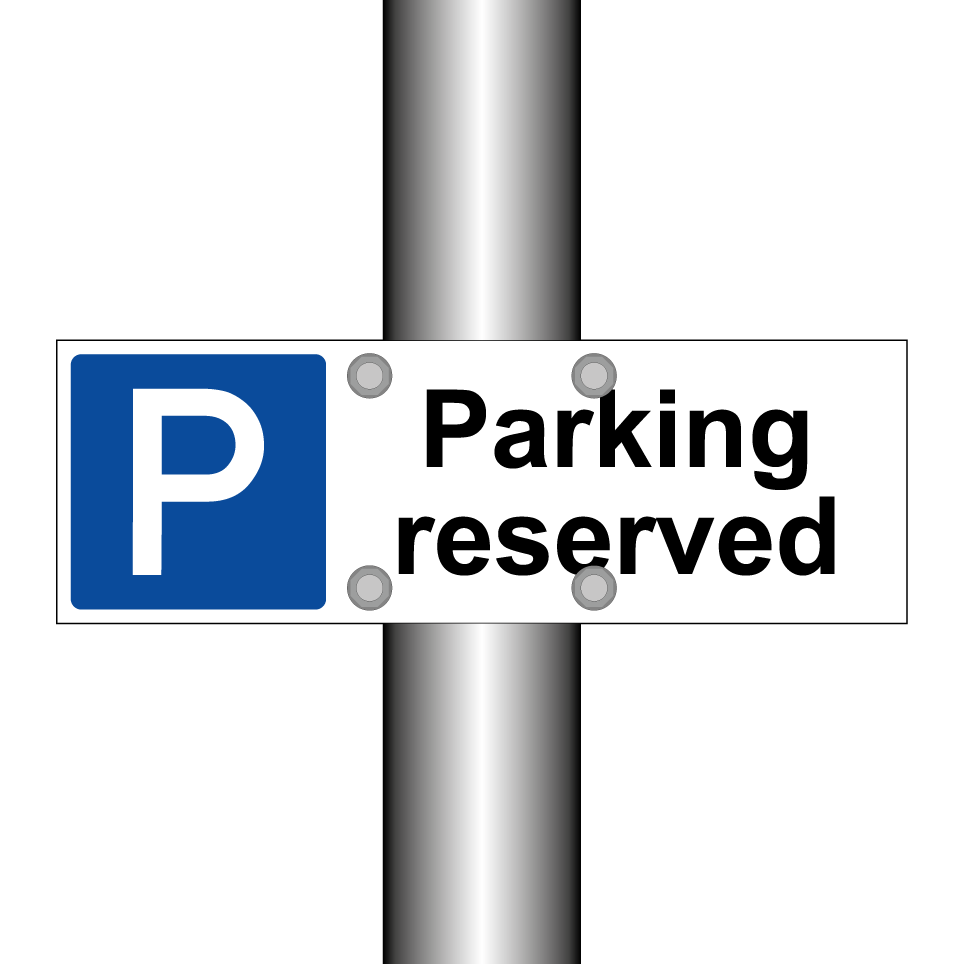 Parking reserved