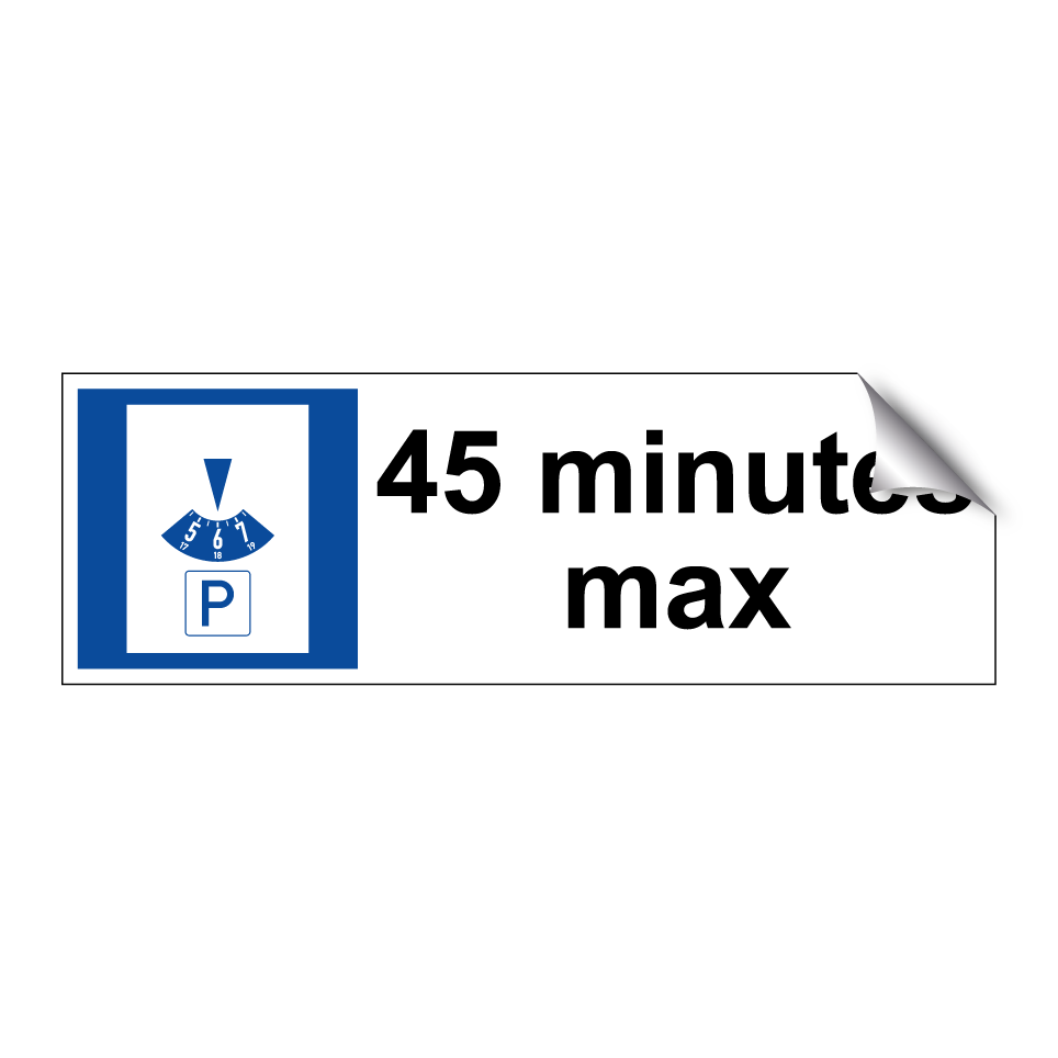 45 minutes max