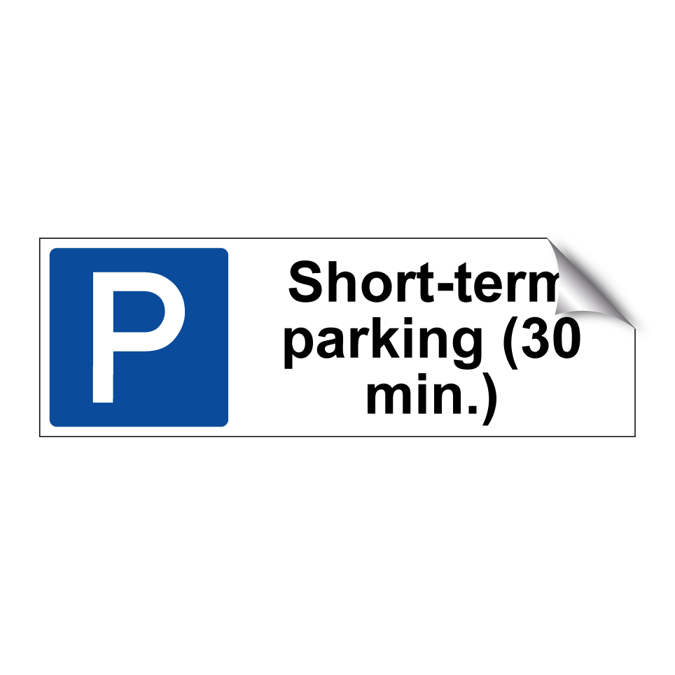 Short-term parking (30 min.)