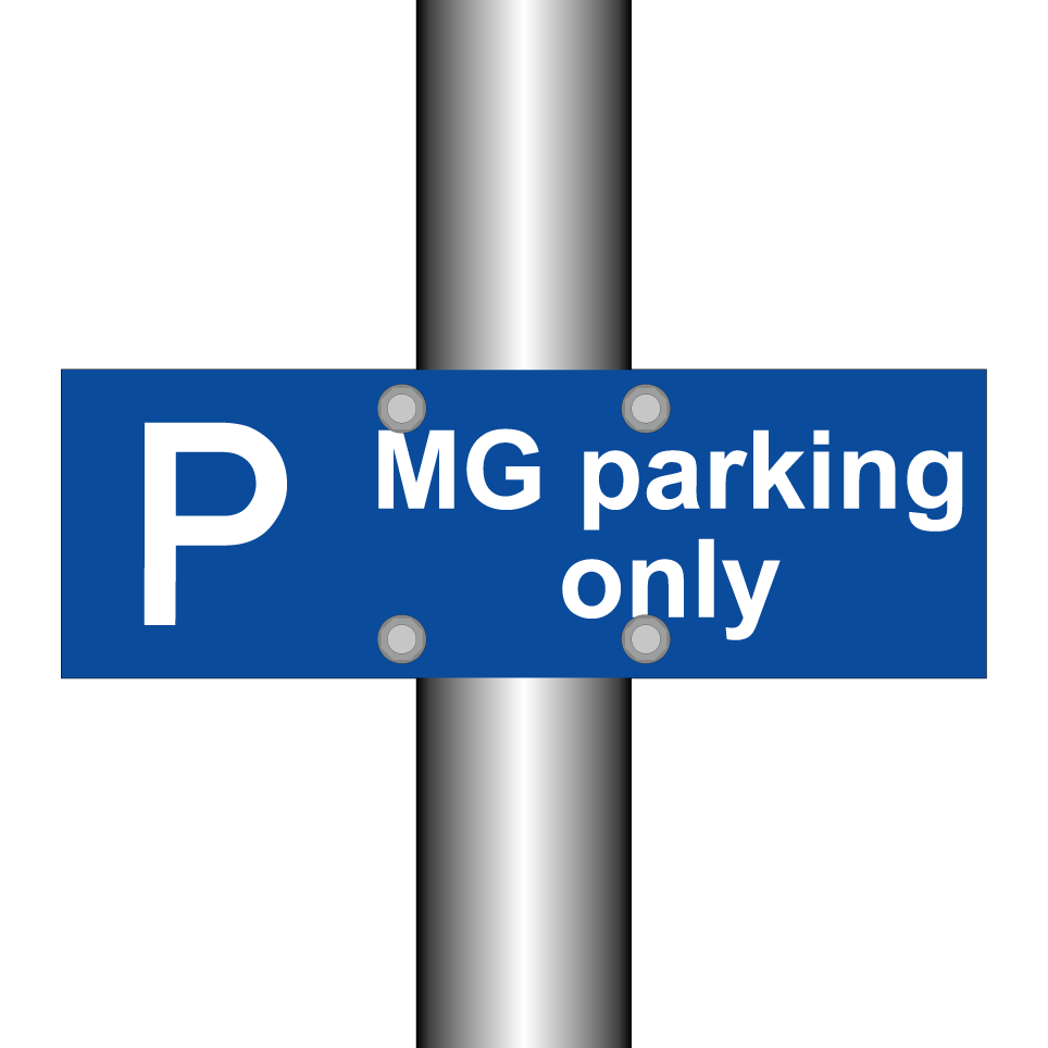 MG parking only