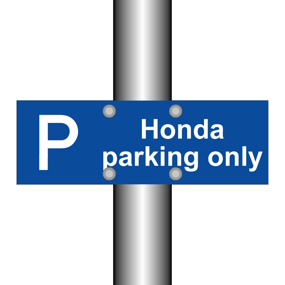 Honda parking only