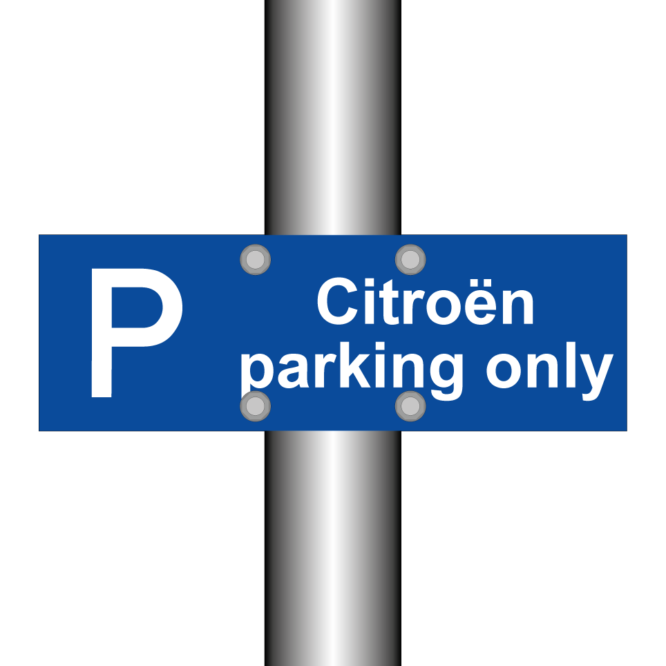 Citroën parking only