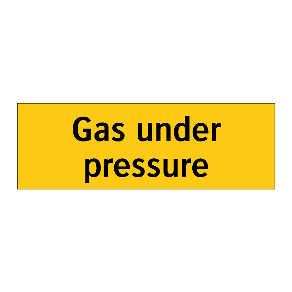 Gas under pressure