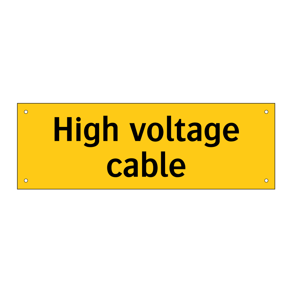 High voltage cable