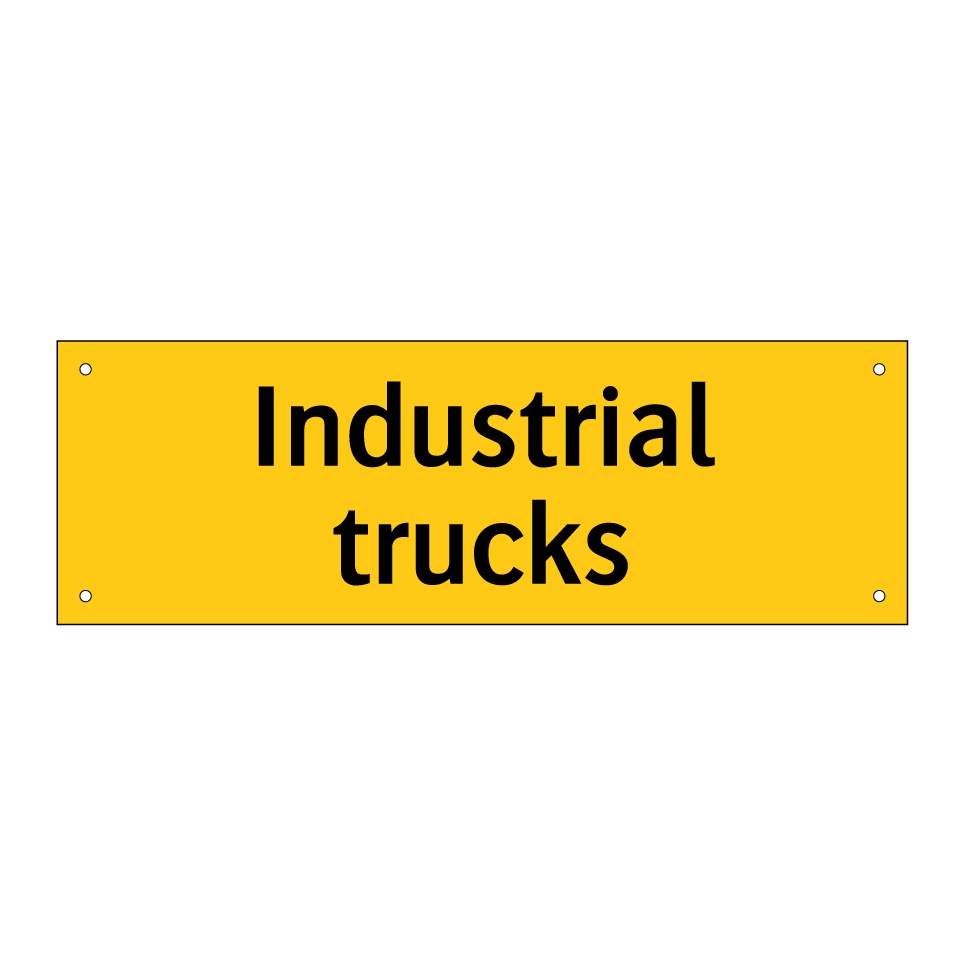 Industrial trucks