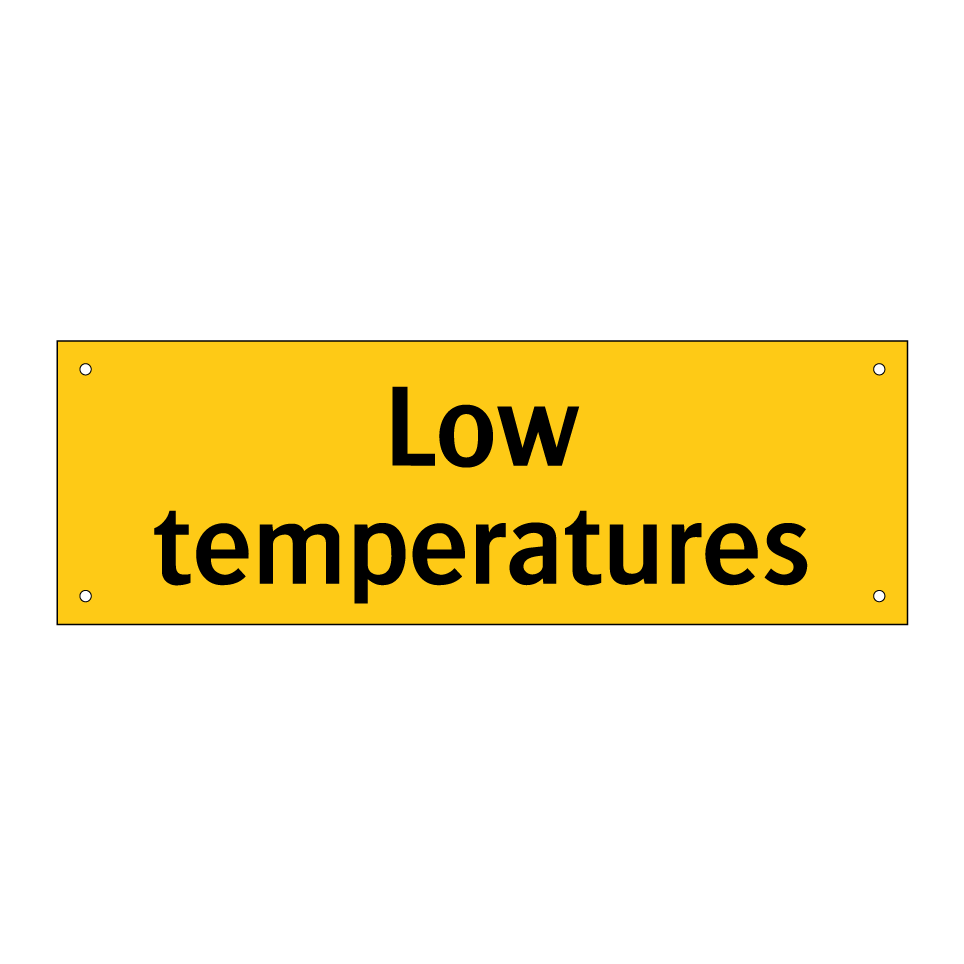 Low temperatures