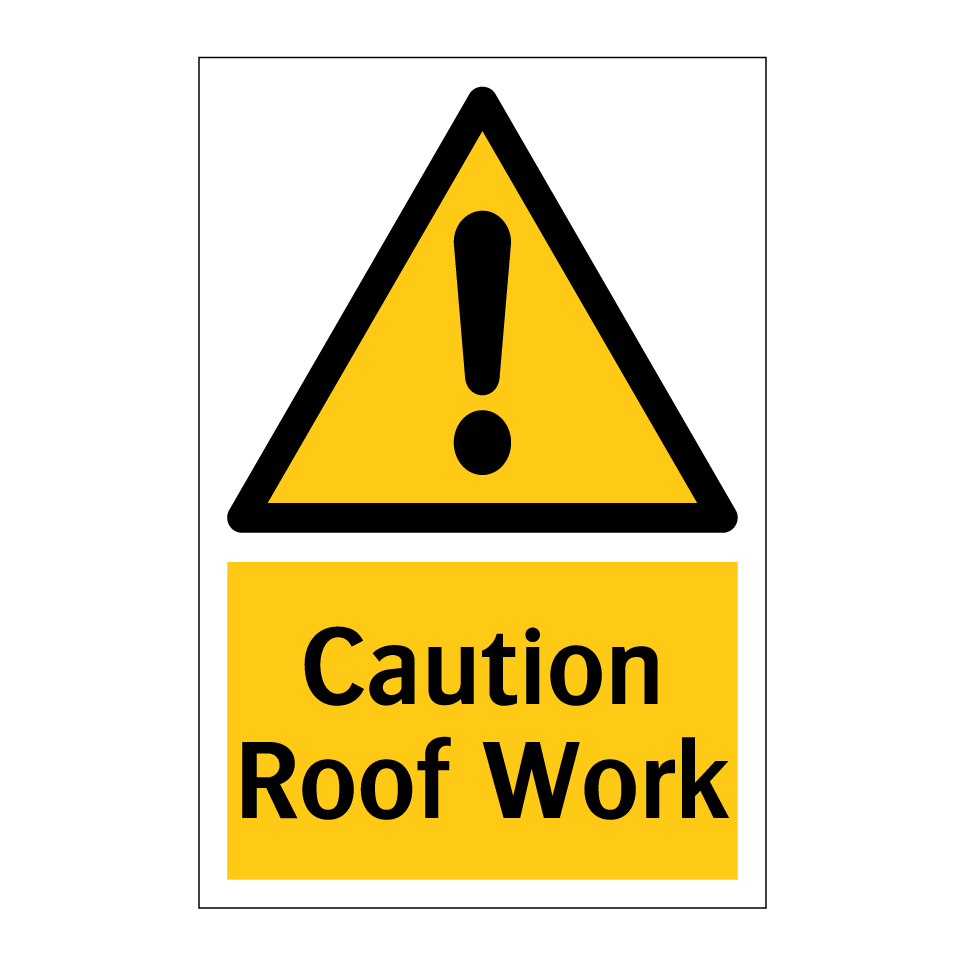 Caution Roof Work