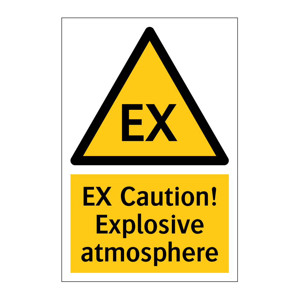 EX Caution! Explosive atmosphere