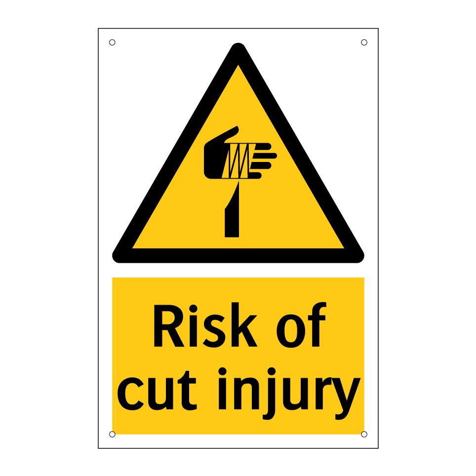 Risk of cut injury