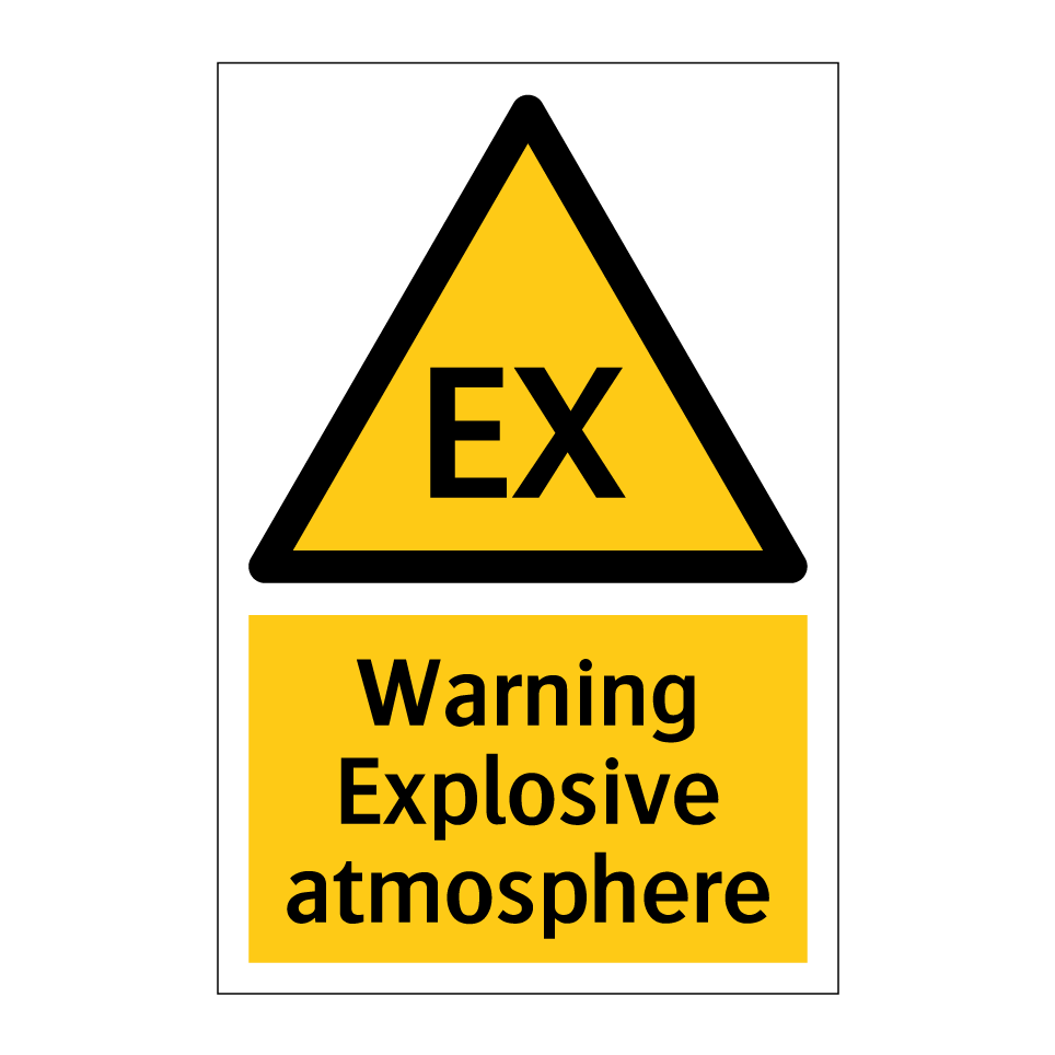 Warning Explosive atmosphere
