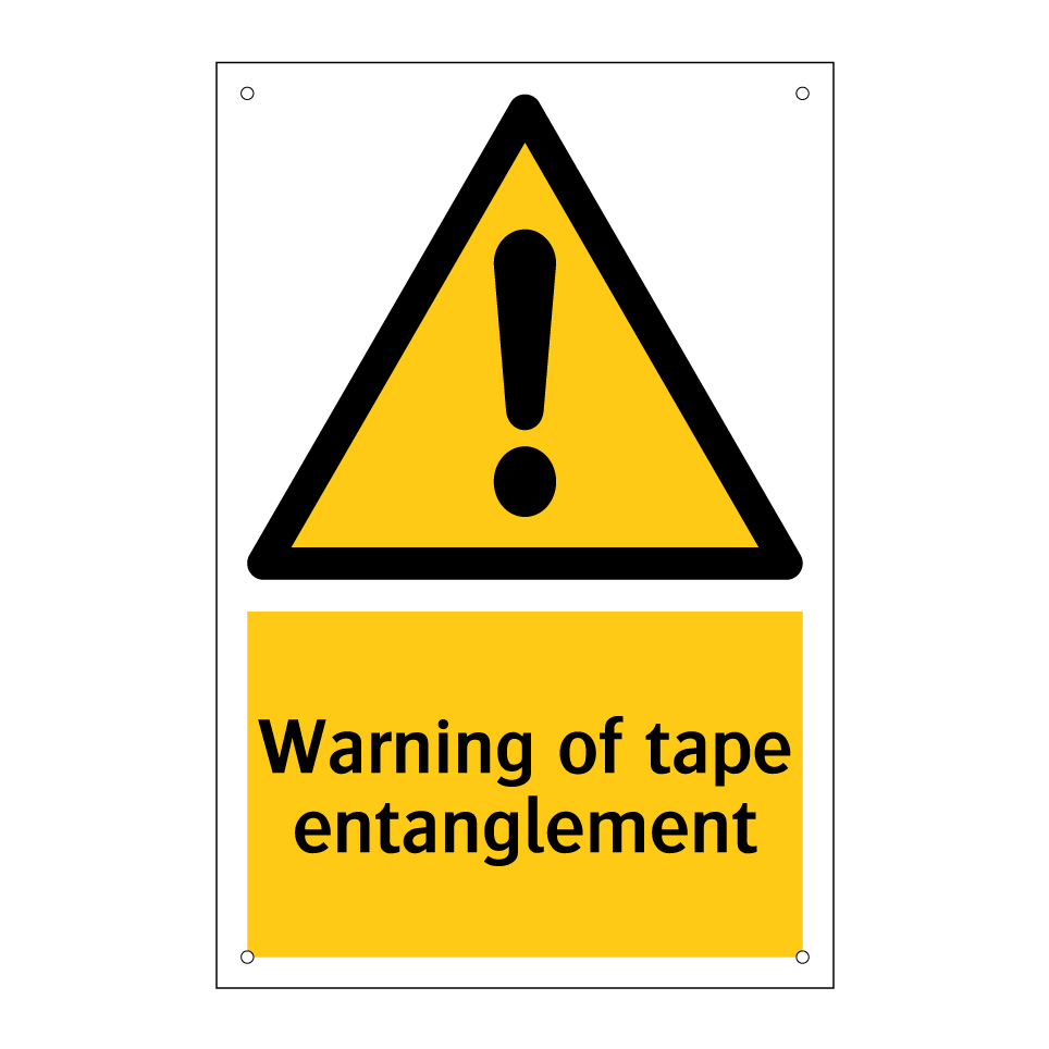 Warning of tape entanglement
