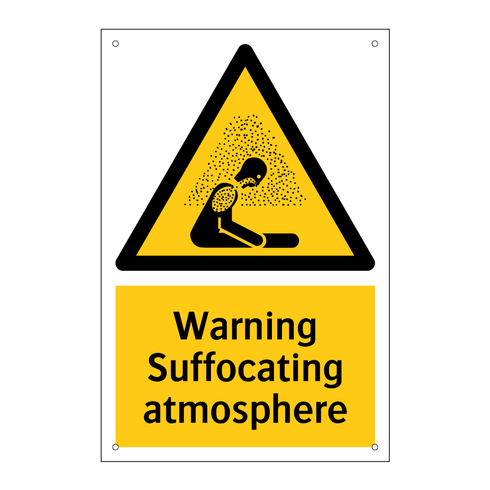 Warning Suffocating atmosphere