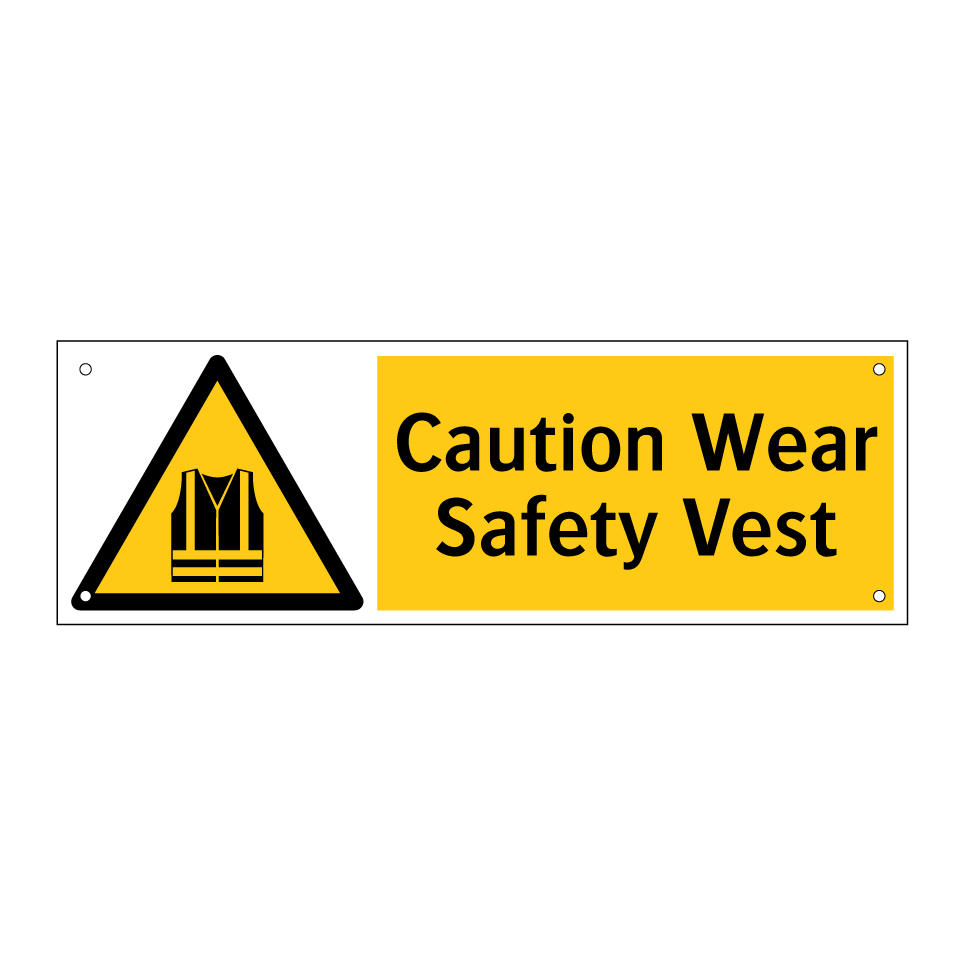 Caution Wear Safety Vest