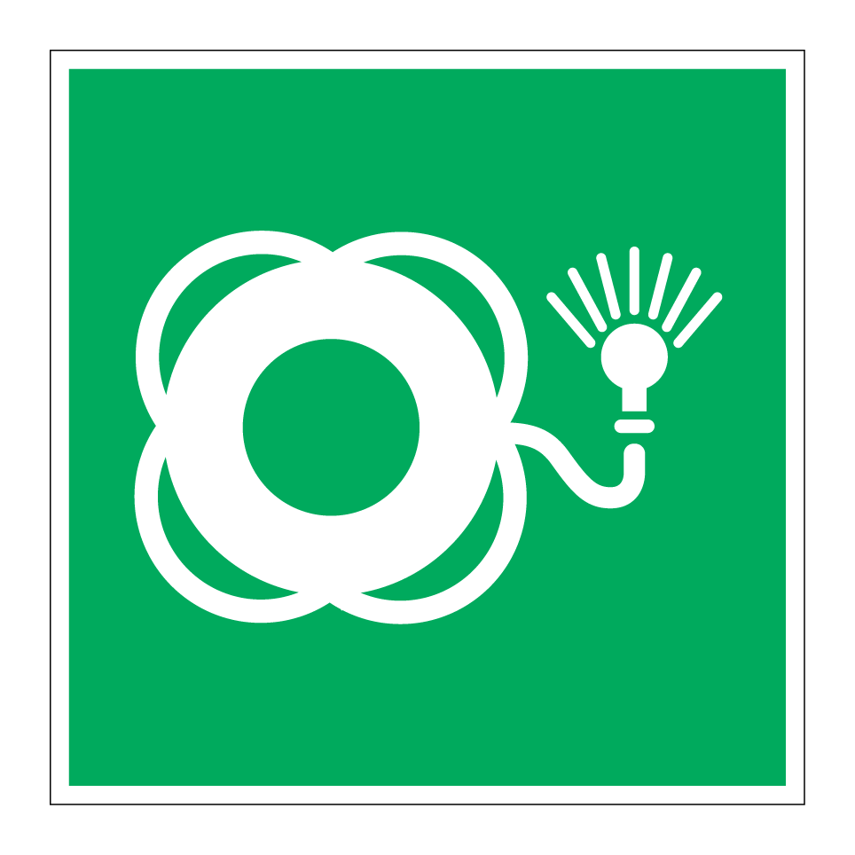 E042 Lifebuoy with light