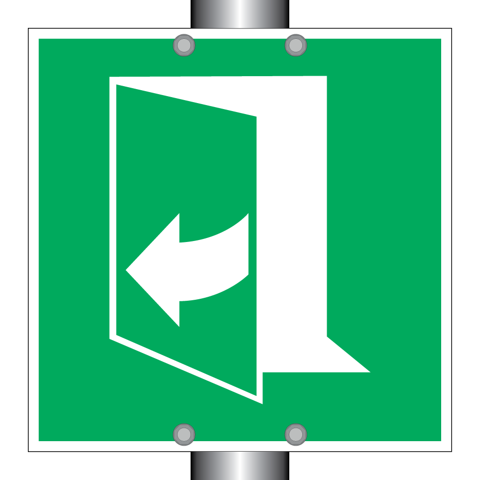 E058 Door opens by pulling on the right-hand side