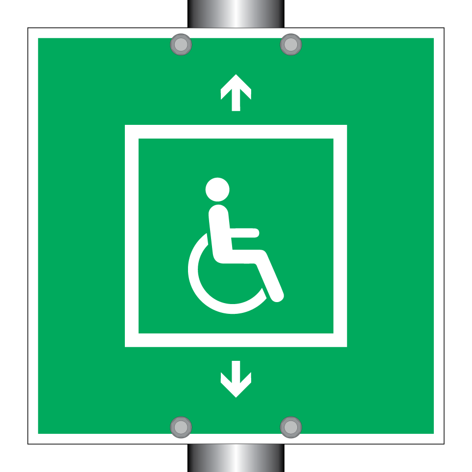 E070 Evacuation lift for people unable to use stairs