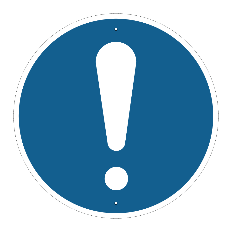 M001 General mandatory action sign